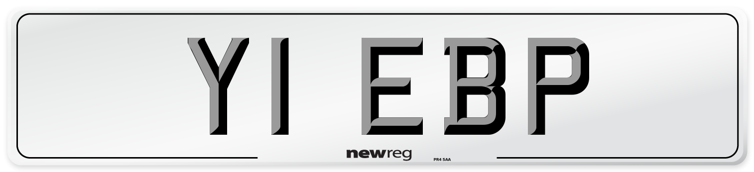 Y1 EBP Number Plate from New Reg